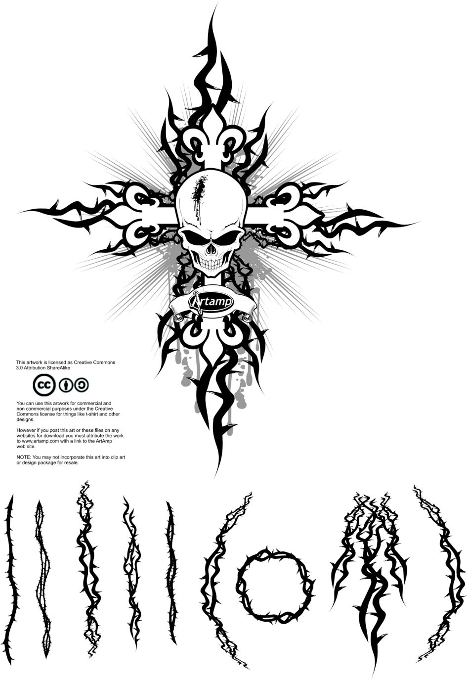 945x1375 Free Vector Thorns Pack By Artamp