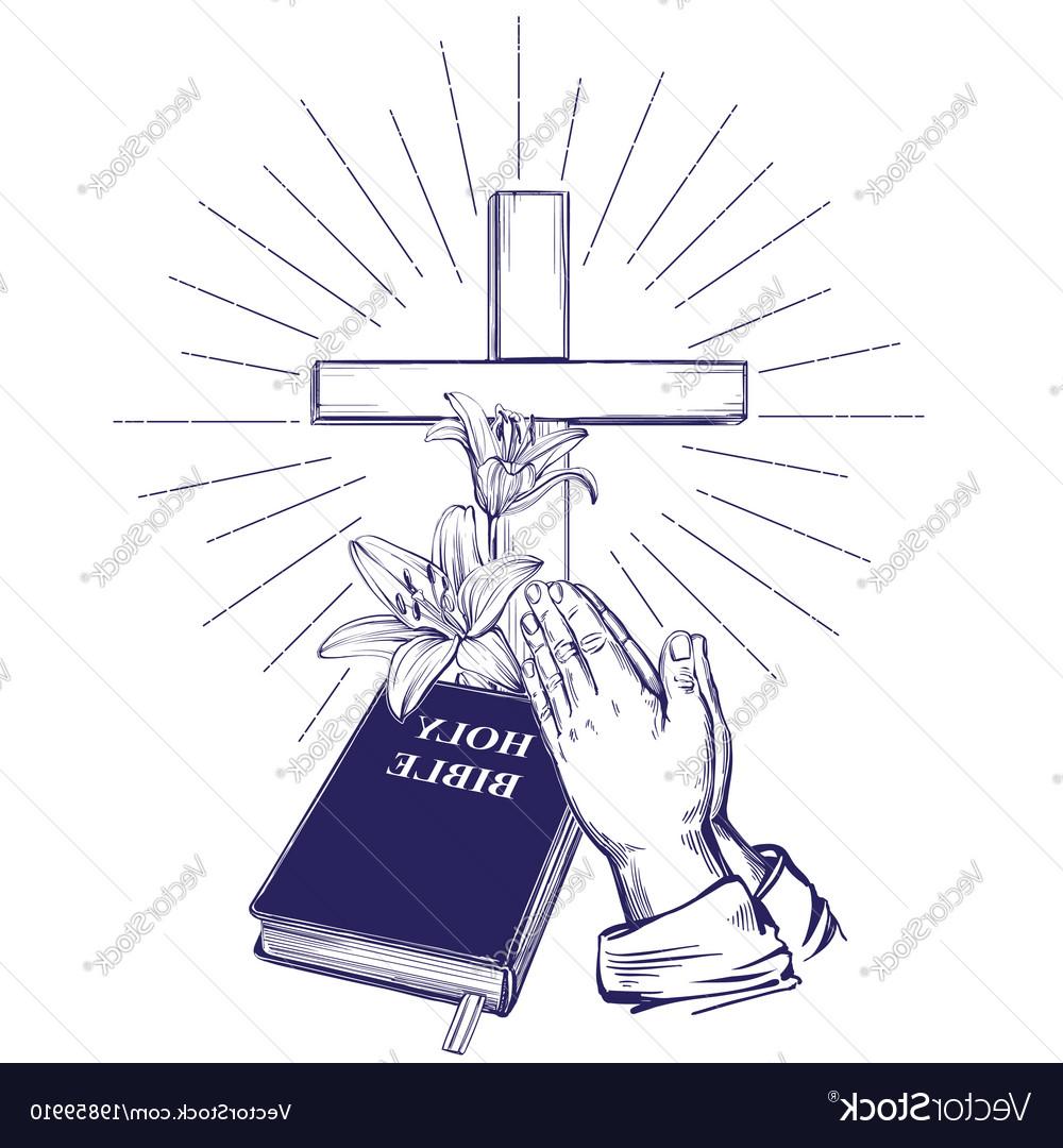 1000x1080 Best Free Praying Hands Bible Gospel Crown Of Thorns Vector Photos