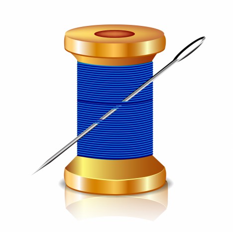 468x465 Object Needle And Thread Vector Art Vectors Stock In Format For