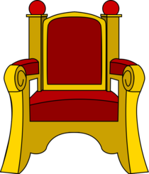 210x245 Free Throne Vector Graphic