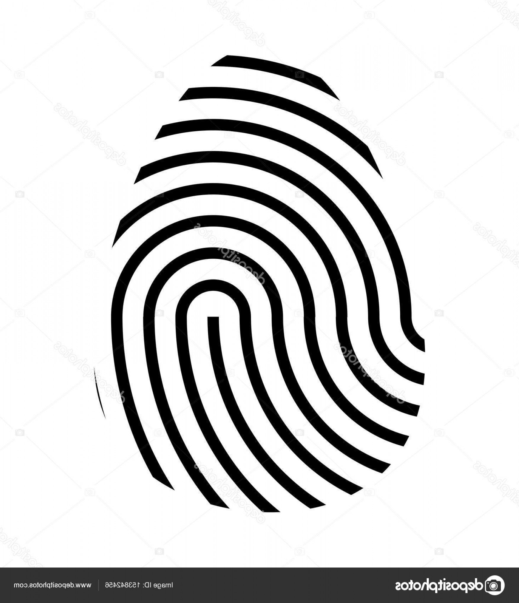 1754x2040 Stock Illustration Fingerprint Logo Vector Symbol Icon Createmepink