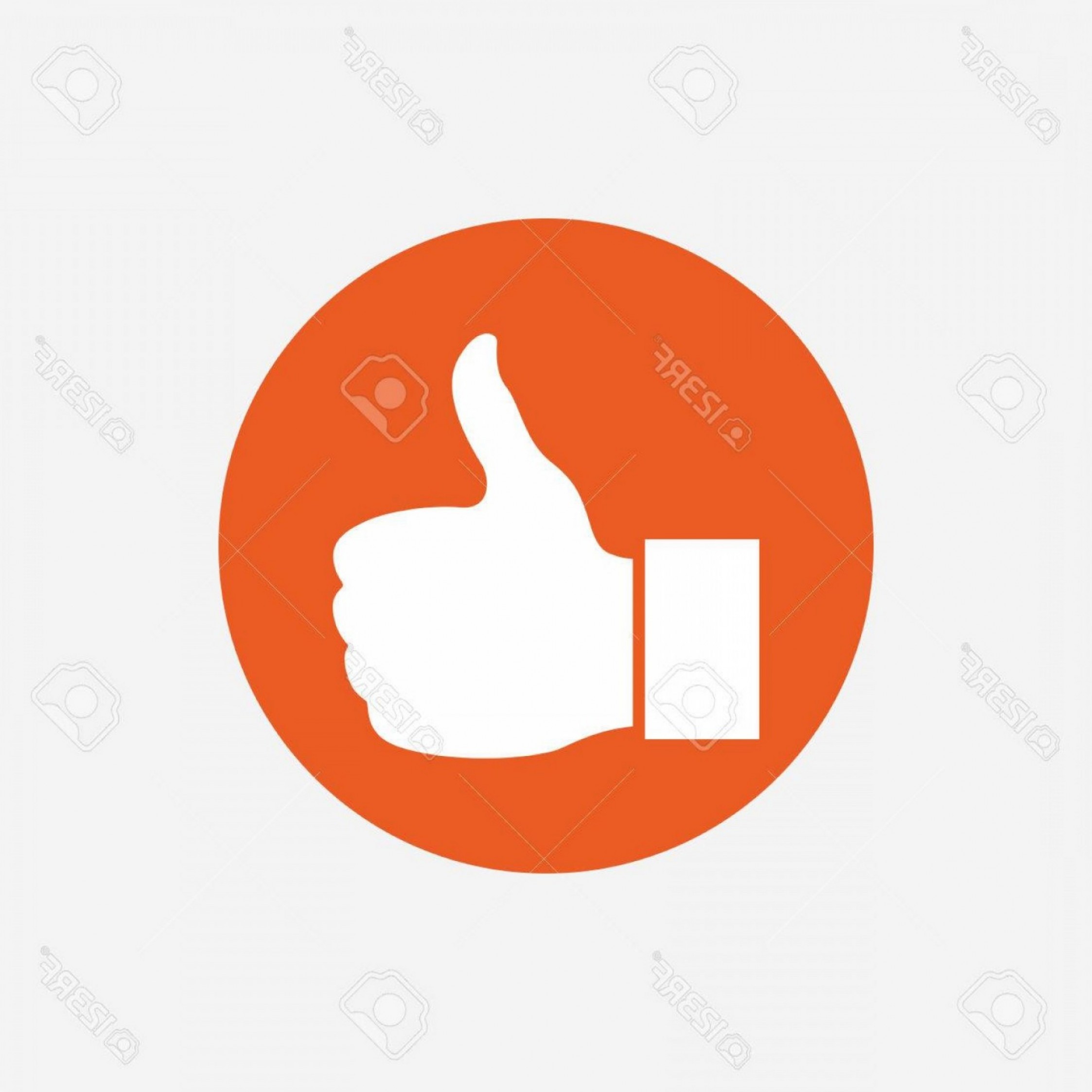 2246x2246 Photostock Vector Like Sign Icon Thumb Up Sign Hand Finger Up
