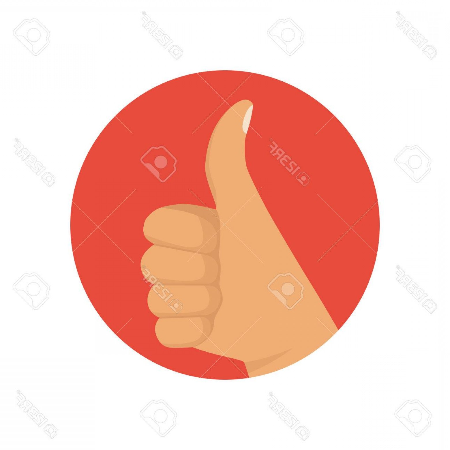 1560x1560 Photostock Vector Thumbs Up Icon Like Icon Vector Illustration