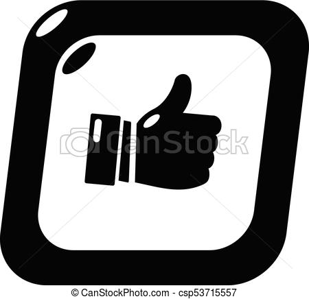 Thumbs Up Icon Vector at GetDrawings | Free download