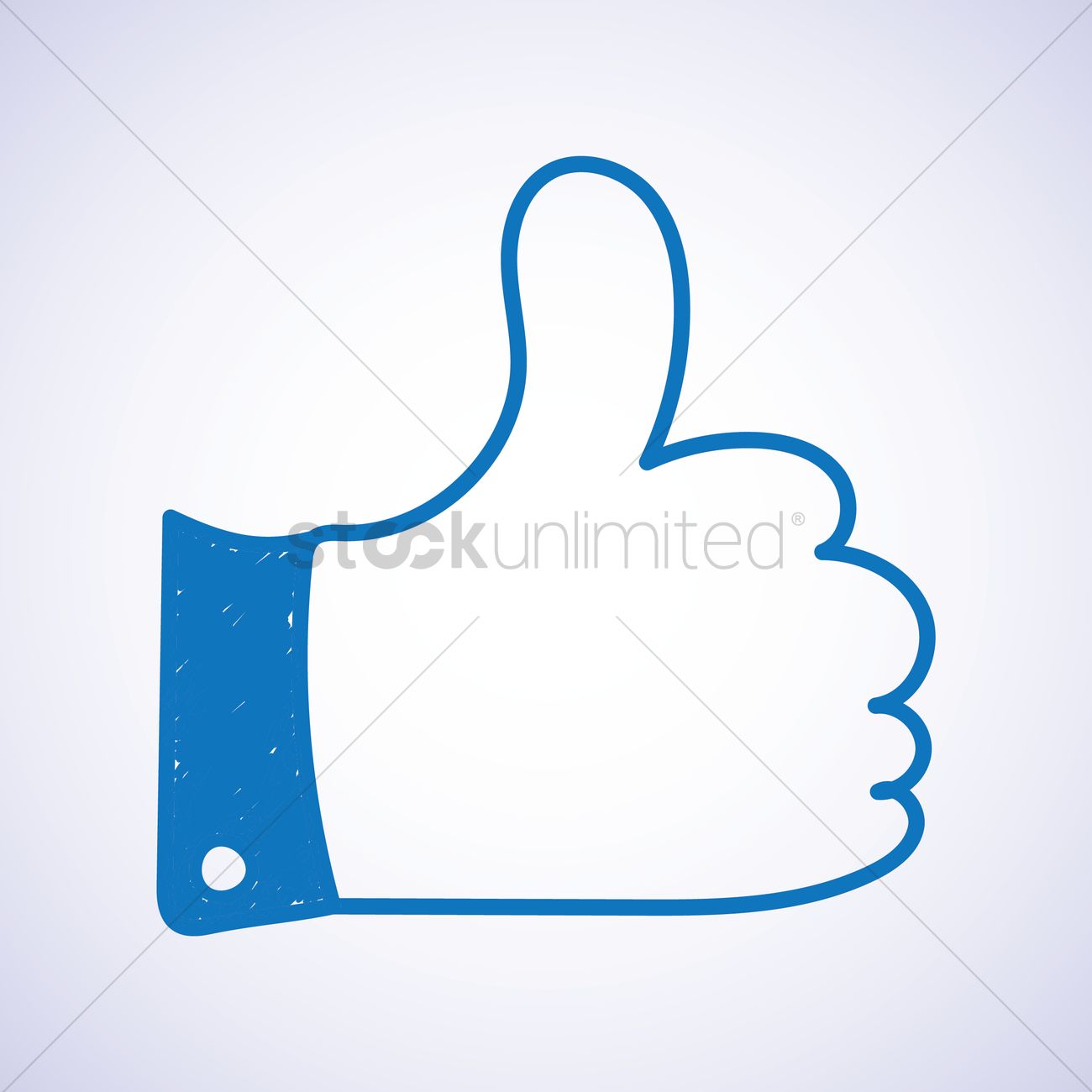 1300x1300 Thumbs Up Icon Vector Image