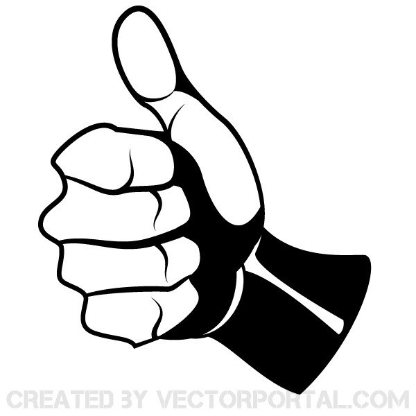 600x600 Thumbs Up Vector Art 123freevectors