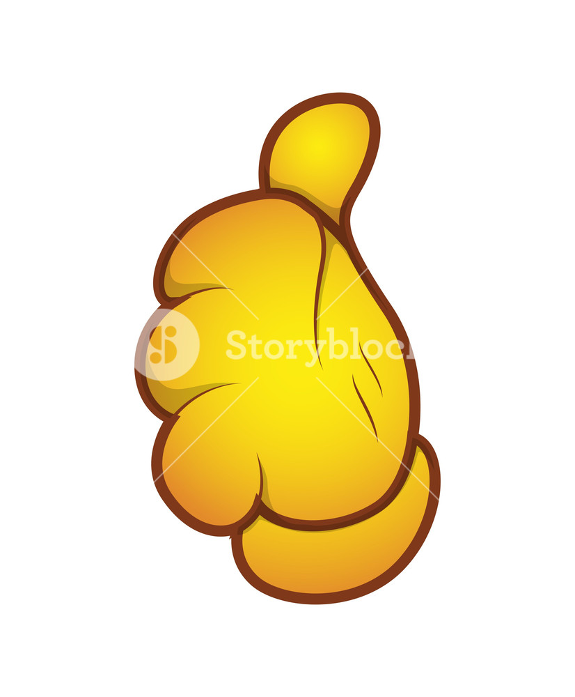 826x1000 Cartoon Thumbs Up Vector Royalty Free Stock Image