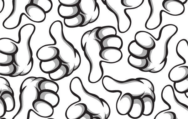 600x380 Nixvex Thumbs Up Free Vector Free Vector In Adobe Illustrator Ai