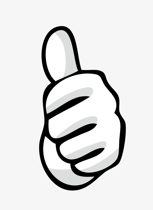 650x894 Vector Cartoon Pattern Thumbs Up, Vector, Cartoon Pattern, Black