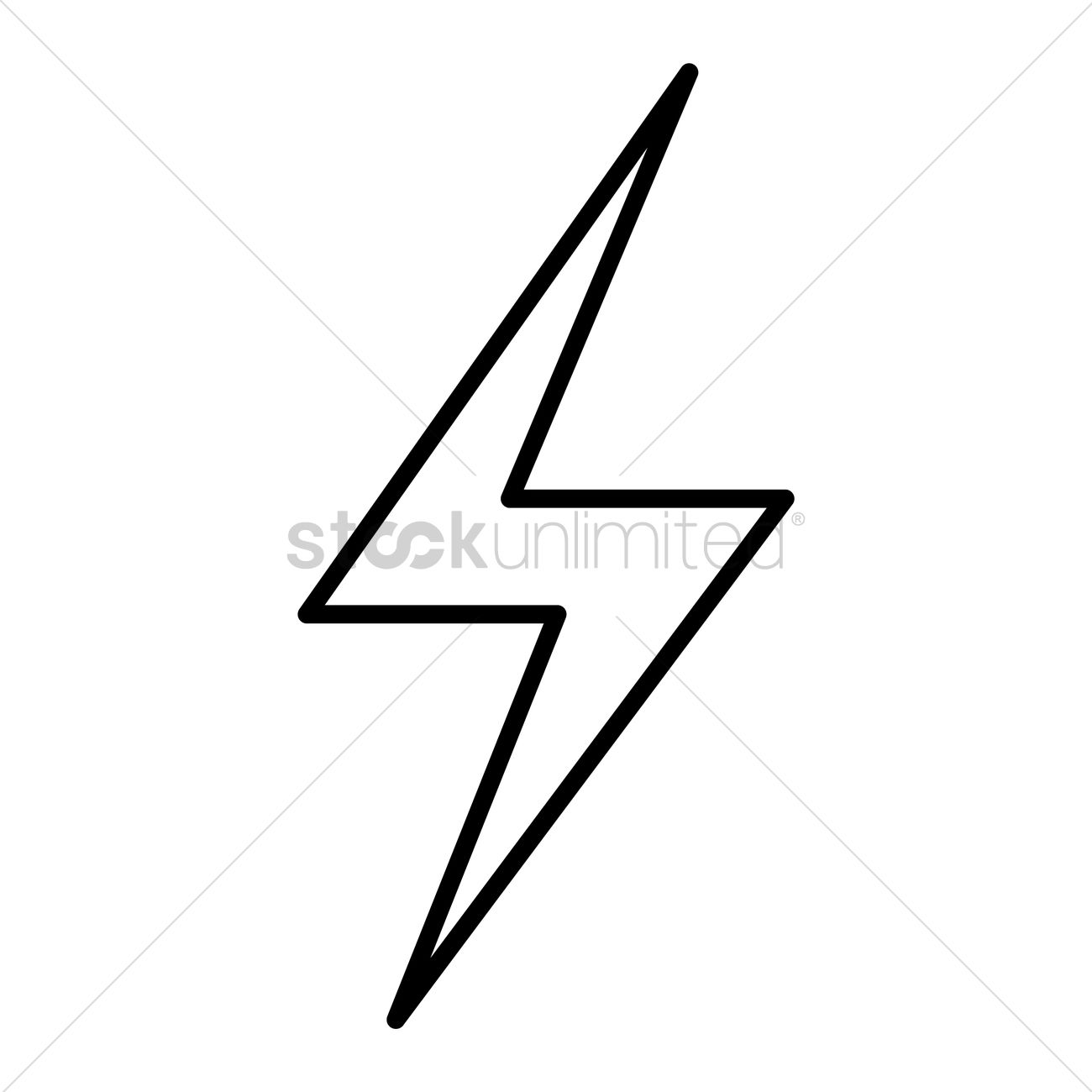 1300x1300 Thunder Vector Image