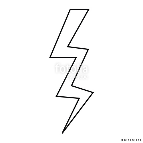 500x500 Thunder Vector Design Stock Image And Royalty Free Vector Files
