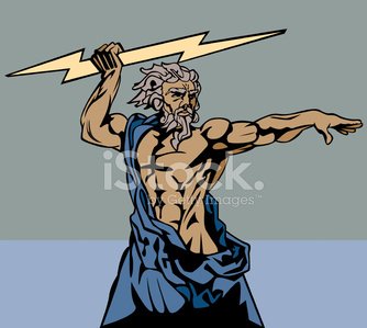 334x299 Zeus And Thunderbolt Stock Vectors