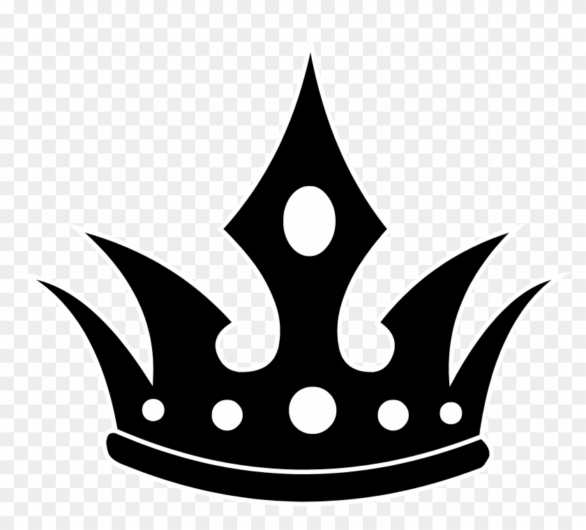 840x760 Queen Crown Clipart Black