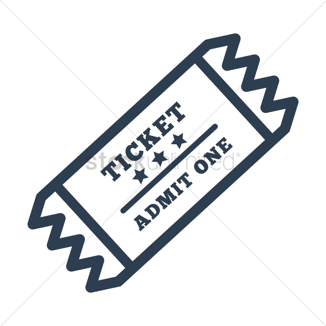 1300x1300 Sports Ticket Icon Vector Image