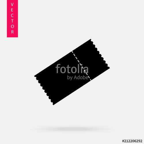 500x500 Ticket Icon, Vector Stock Image And Royalty Free Vector Files On