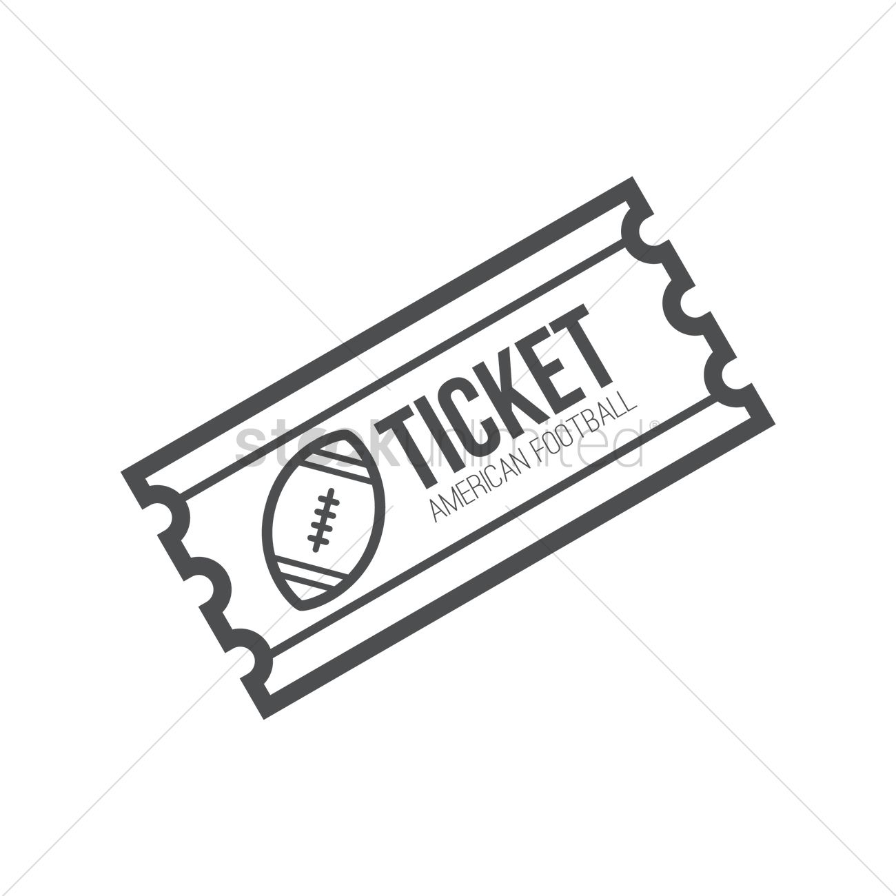 1300x1300 Sports Ticket Vector Image