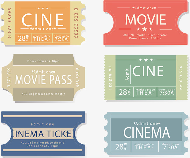 Ticket Vector Free at GetDrawings | Free download