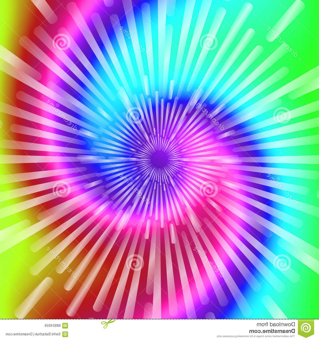 1300x1390 Tie Dye Colors Beautiful Realistic Spiral Vector Illustration