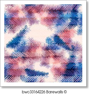 362x382 Art Print Of Seamless Pattern Hippie Tie Dye Rorschach Summer