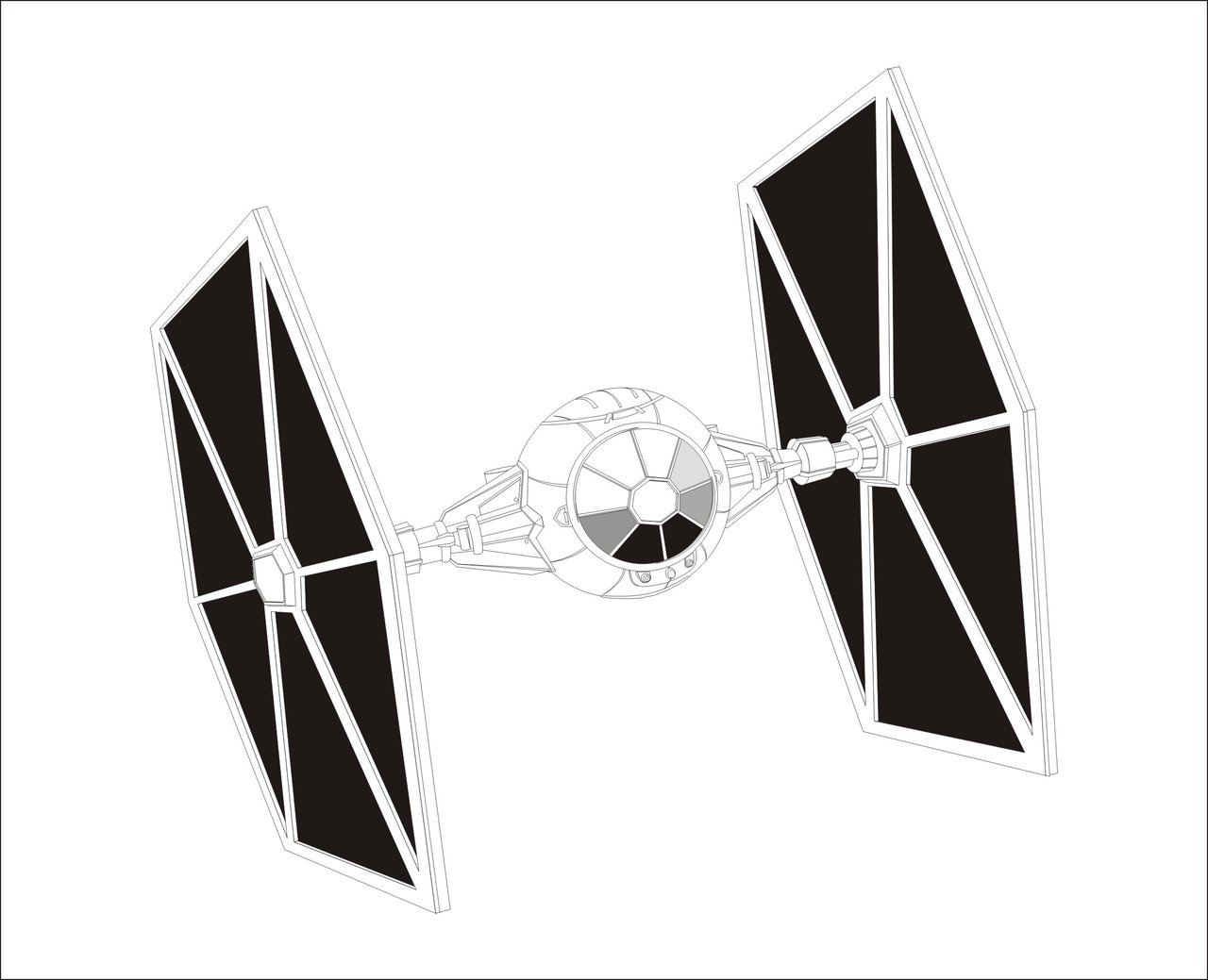 1280x1039 Collection Of Star Wars Tie Fighter Clipart High Quality