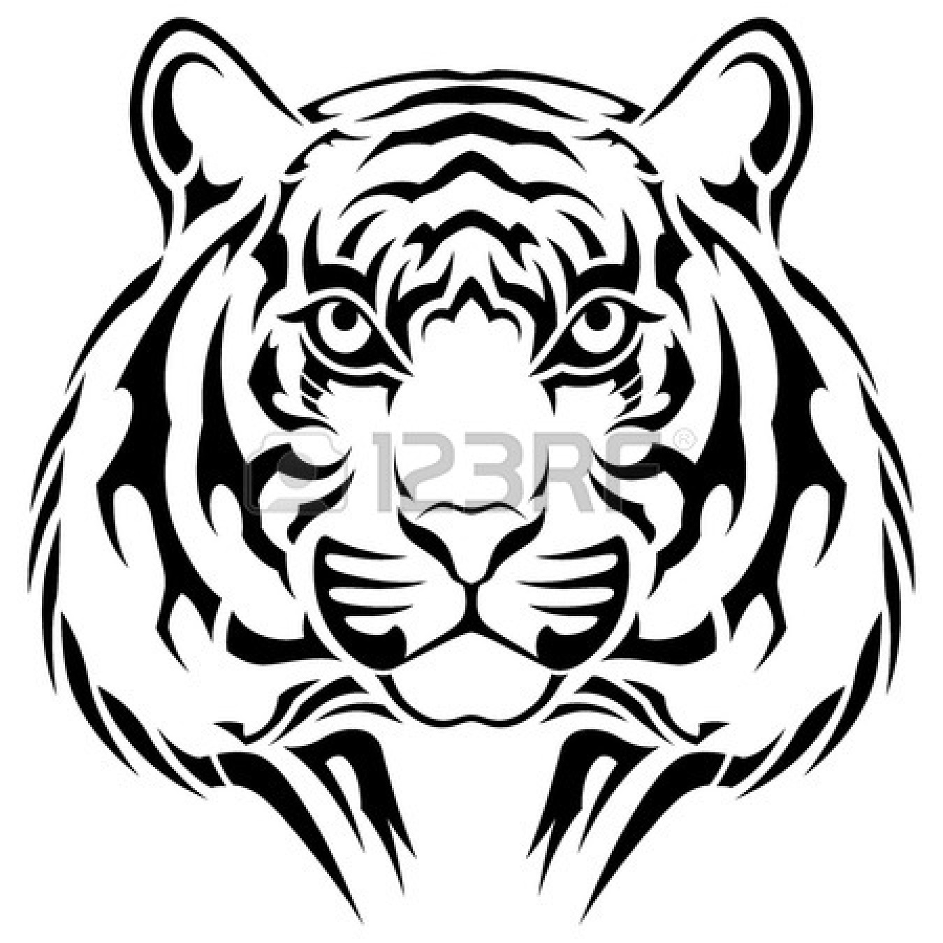 1350x1350 Vector Tribal Tiger Eyes Clipart Panda