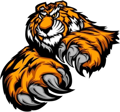 394x368 Tiger Face Vector Graphics Svg Free Vector Download (86,111 Free