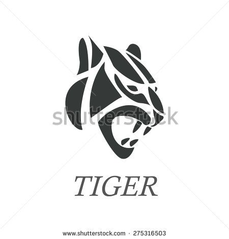 450x470 Logo Vector Tiger