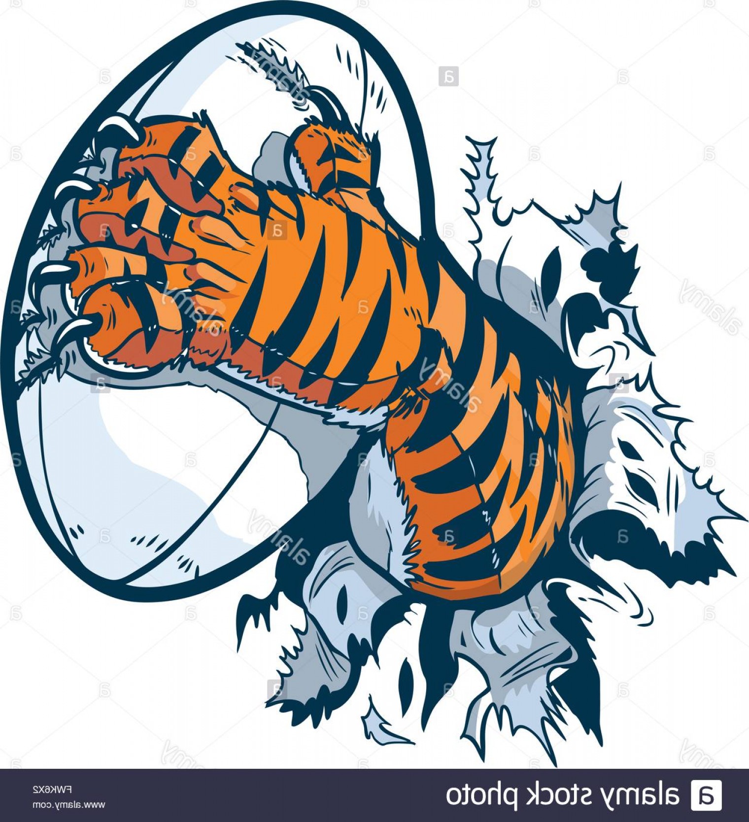 1520x1668 Stock Photo Vector Cartoon Clip Art Illustration Of A Tiger Mascot