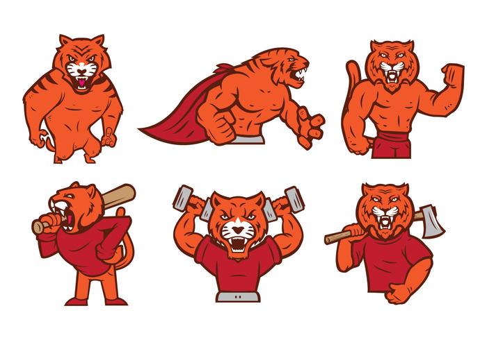 700x490 Tiger Mascot Vector 01