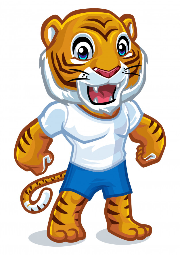 626x884 Tiger Mascot Design Vector Premium Download
