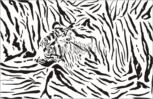 499x324 Tiger Pattern Background