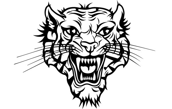600x380 Free Download Of Tiger Head Vector Graphics And Illustrations
