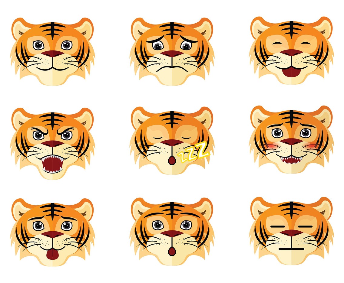 1136x936 Free Cartoon Tiger Icons Vector Vector Art Amp Graphics