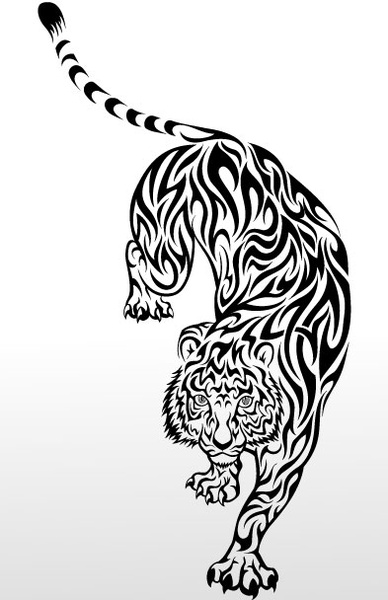 388x600 Tiger Image 08 Vector Free Vector In Encapsulated Postscript Eps