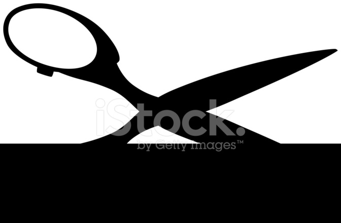 672x440 Tijeras Stock Vector