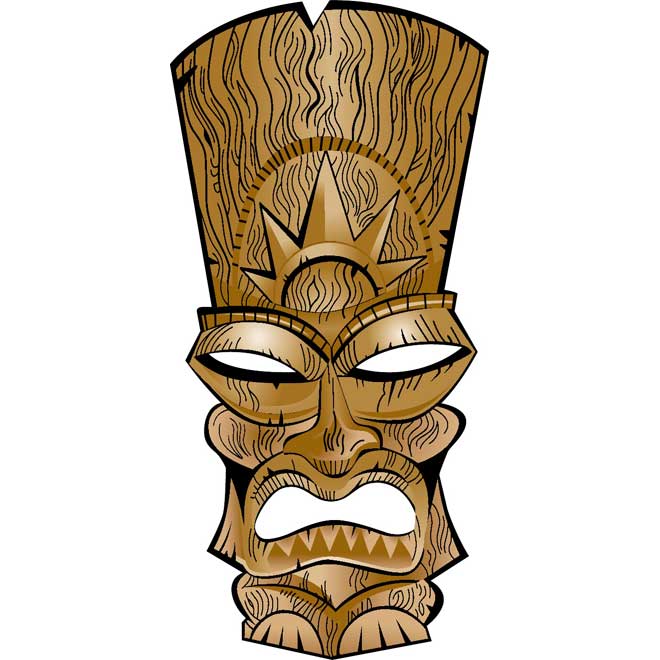 660x660 Tiki Free Vector