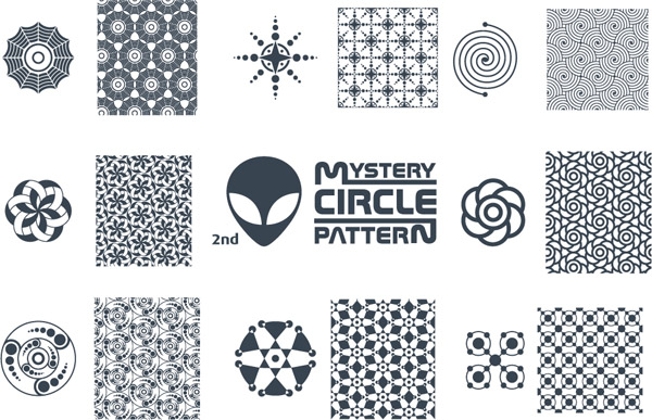 600x387 Variety Of Tile Pattern Vector Free Vector 4vector