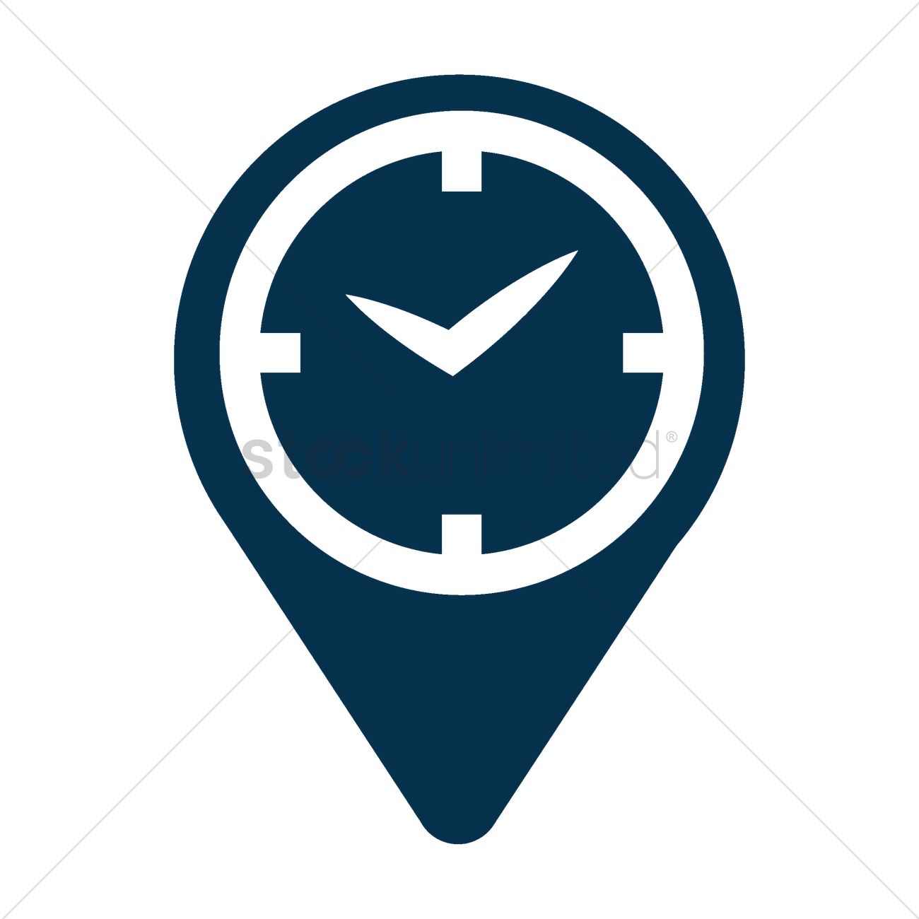 1300x1300 Travel Time Icon Vector Image