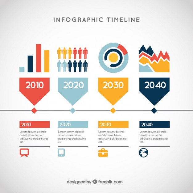626x625 Infographic Timeline Vector Free Download