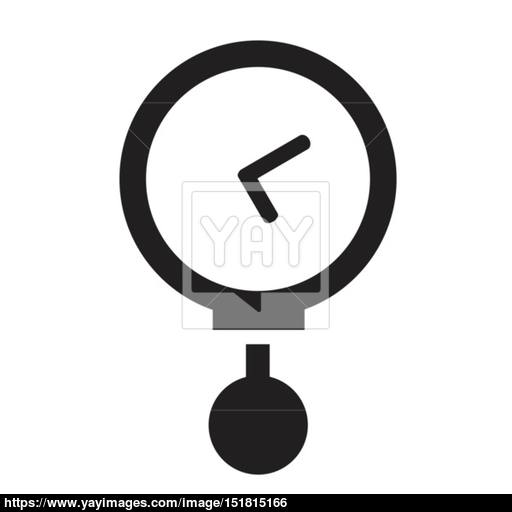 512x512 Vector Round Black Timer Icons Vector