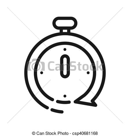 450x470 Stopwatch Timer Vector Illustration Design.