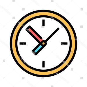 300x300 Clock Icon Timer Vector Design Element Sohadacouri