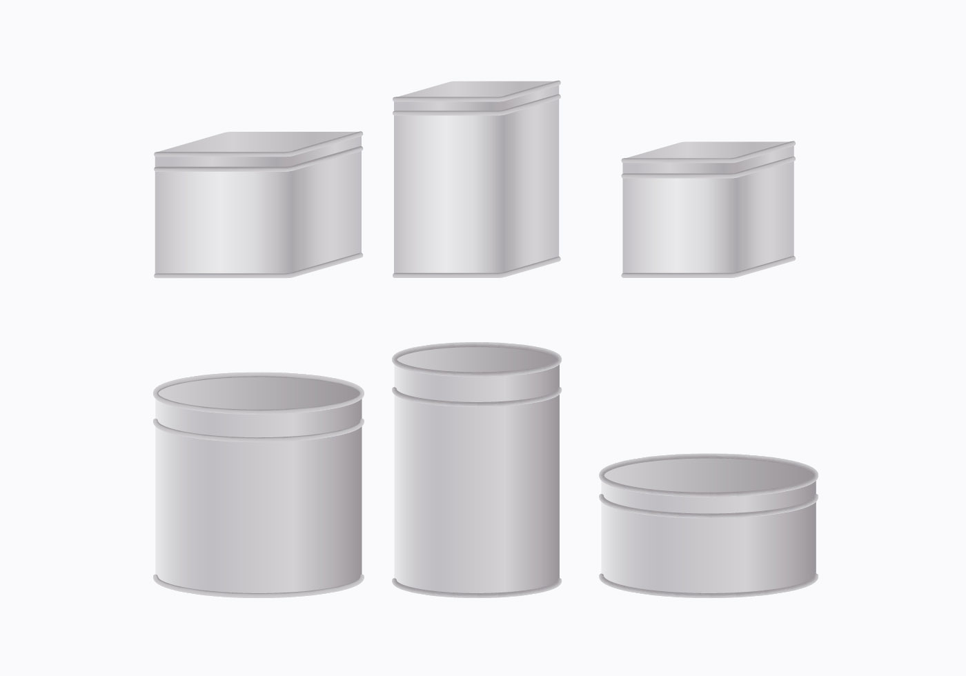1400x980 Tin Box Vector Collection