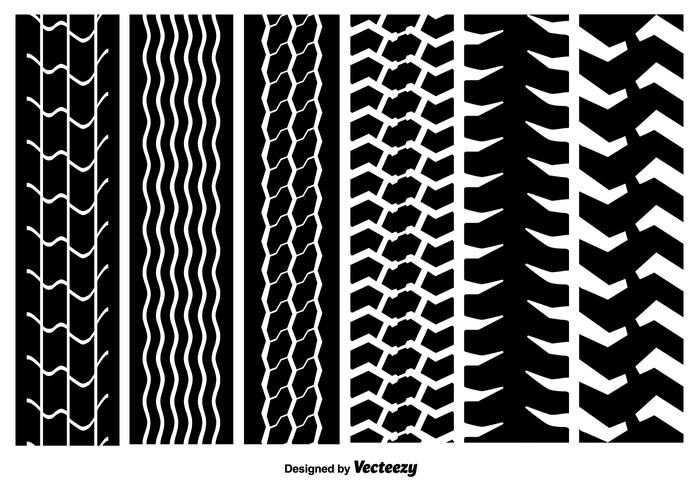 700x490 Seamless Tire Marks Vector Textures