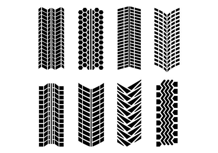 700x490 Tire Marks Vector Pack