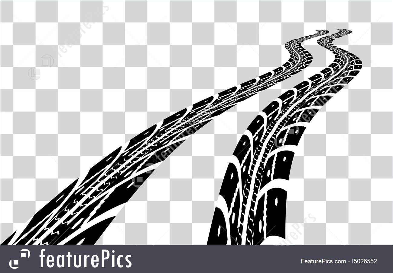 1300x905 Tire Tracks Vector
