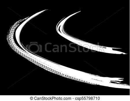 450x352 Tire Track Road. Tire Tracks Print Texture. Off Road Background