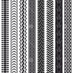 300x300 Collection Bicycle Tire Tracks Vector Orangiausa