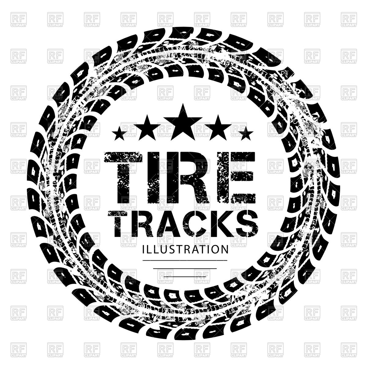 Tire Track Vector Free at GetDrawings | Free download