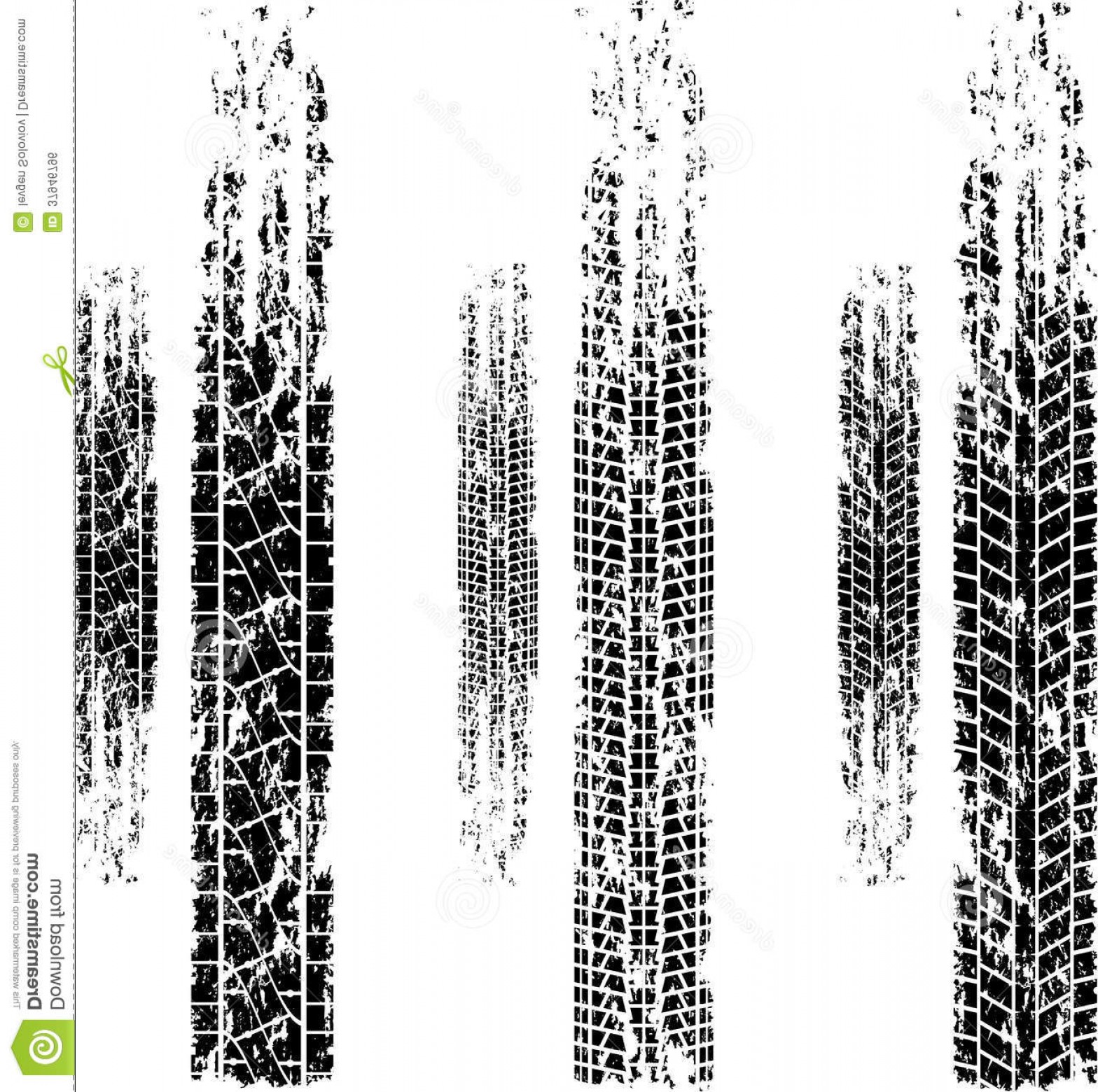 1568x1560 Royalty Free Stock Image Tire Tracks Grunge Set White Eps Image